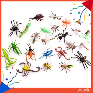 Bộ 12 Đồ Chơi Mô Hình Côn Trùng Bằng Nhựa Cho Bé