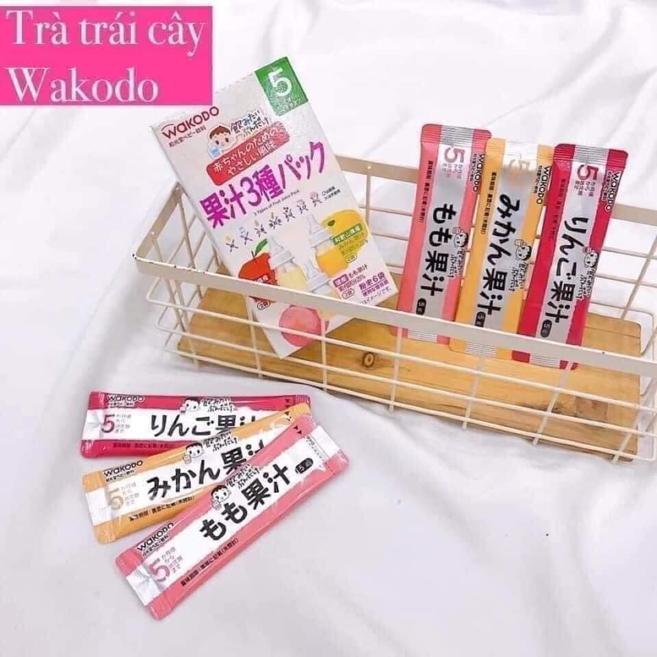 Trà Wakodo Lúa Mạch/Trái Cây/Điện Giải Cho Bé