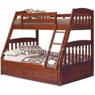 Giường tầng cho bé xuất khẩu gt 230 xuất khẩu - màu nâu