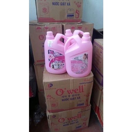 Nước giặt xả owell bền màu thơm lâu 3.6L