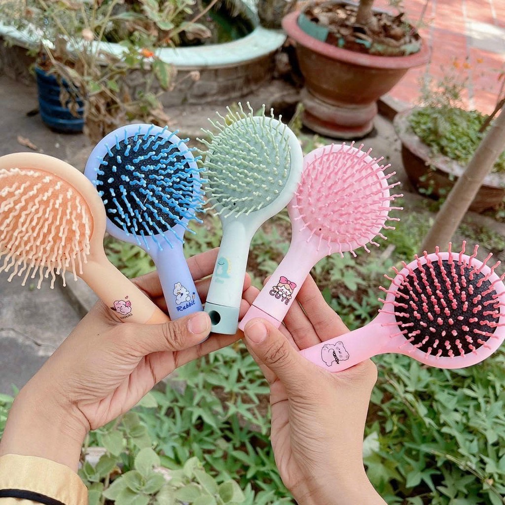 Lược Chải Tóc Rối có Gương Cao Cấp
