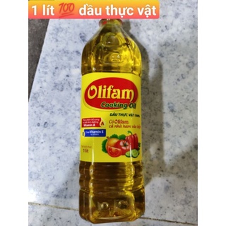 Dầu ăn Olifam 1 lít 💯% thực vật date mới
