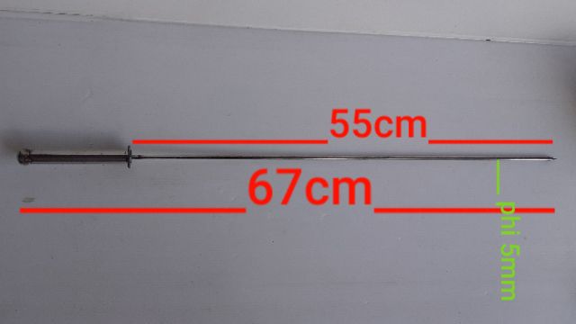 Xiên chế máy quay thịt ( phi 5mm dài 67cm)