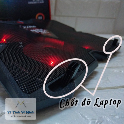 Đế Tản Nhiệt Gaming 4 FAN MARVO FN-38 - 17”LAPTOP COOLING STAND - Có Nút Điều Chỉnh Tốc Độ Quạt - HÀNG CAO CẤP