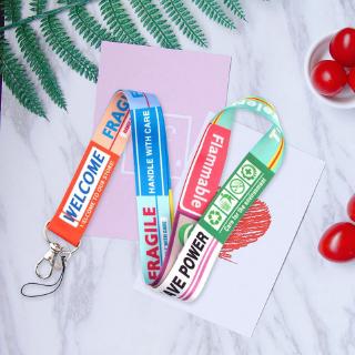 Dây đeo bảng tên/ chìa khóa/ điện thoại độc đáo tiện dụng DIY