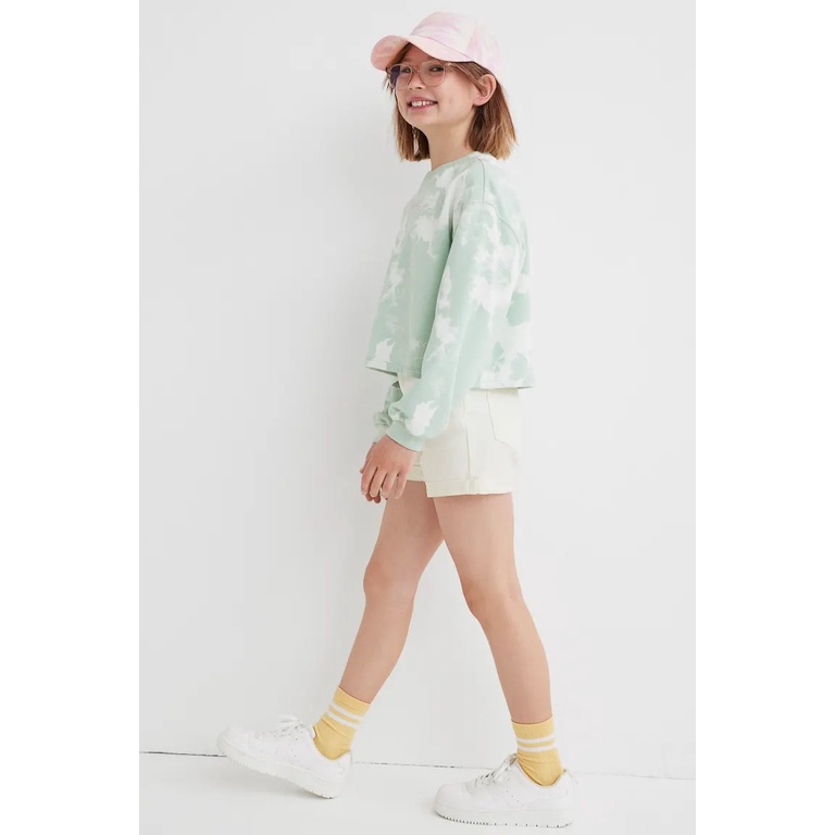 Set 2 quần sooc denim đen trắng HM H&M_hàng chính hãng authentic