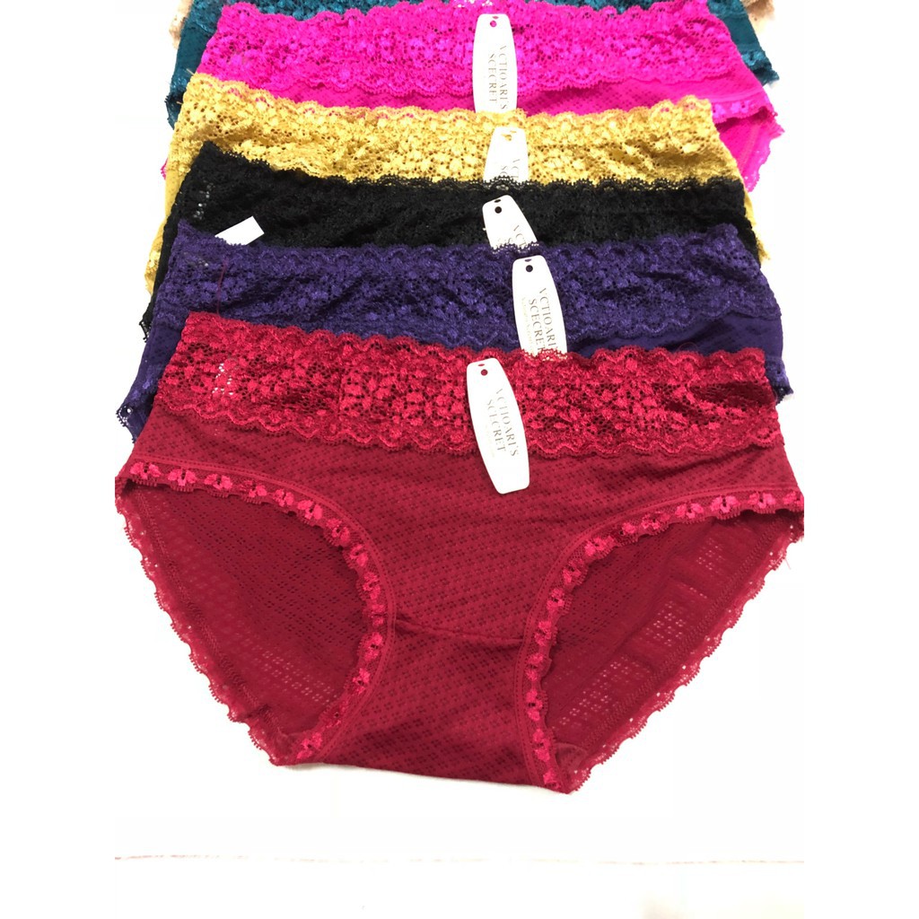 Set 5 quần lót phối ren siêu mát | BigBuy360 - bigbuy360.vn
