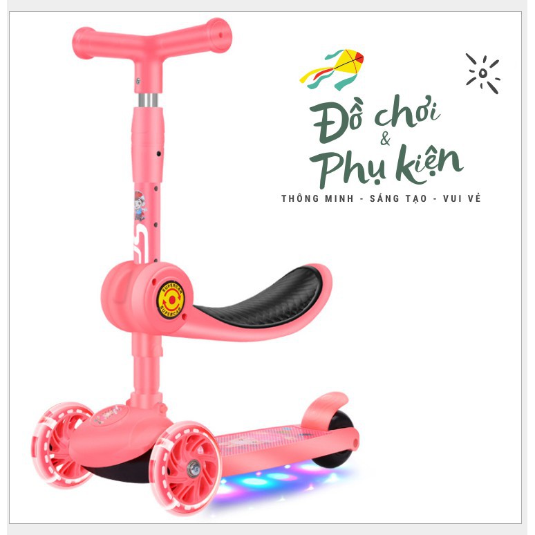 Xe Trượt Scooter GRAFFITI Cao Cấp 2 trong 1 Hàng xịn Chính Hãng