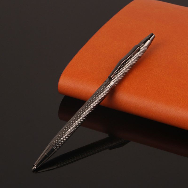 Bút Bi Mực Đen Bằng Kim Loại Sang Trọng Cho Văn Phòng