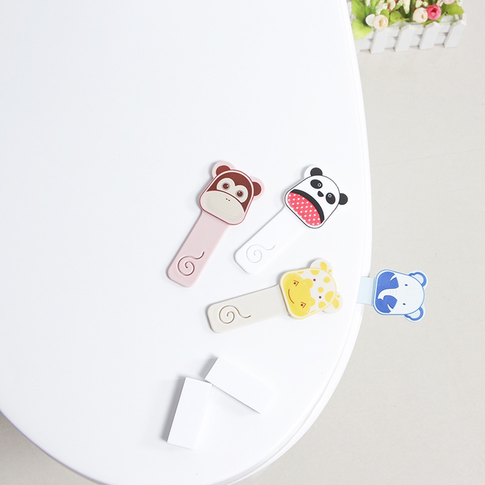 Tay cầm nâng nắp bồn cầu trong suốt nhỏ gọn dễ thương