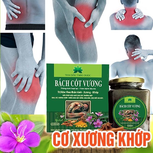 Tinh dầu xoa bóp đau nhức cơ xương khớp 220ml bách cốt vương: Đau mạn tính, bong gân, đau thần kinh tọa, nhức cơ bắp