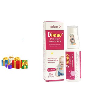 DIMAO - Vitamin D3 400IU - Dạng Xịt Tiện Dụng - Date 8/2022 .có quà tặng