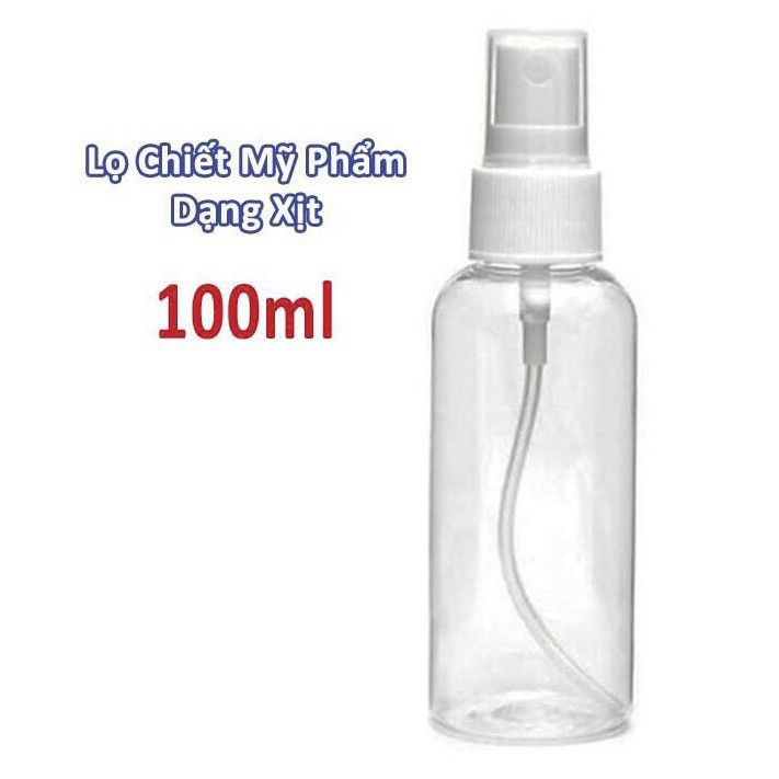 Chai chiết xịt phun sương, lọ xịt dung dịch 50ml, 100ml ,chiết mỹ phẩm ,chiết nước hoa 88069