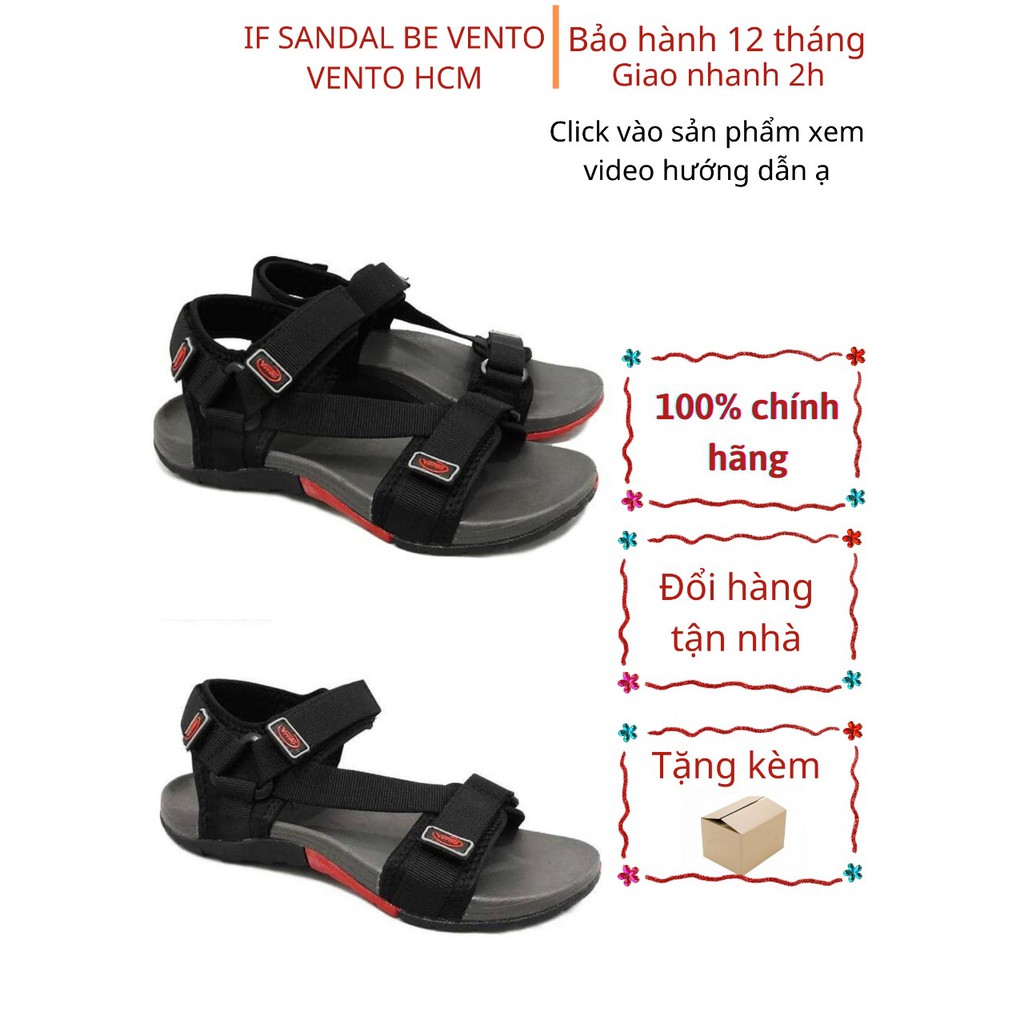 [Free Ship ] Giày Sandal Nam | Giày Sandal Nữ | Unisex Size 35 đến 43 - Màu Đen Đế Đen NV4538BB