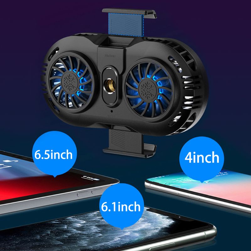 XIAOMI Quạt tản nhiệt gắn điện thoại chơi game tiện dụng