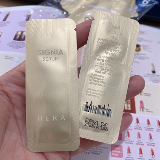 [AUTH] 10 gói serum HERA SIGNIA AMPOULE siêu hiếm tái tạo phục hồi chống lão hoá da