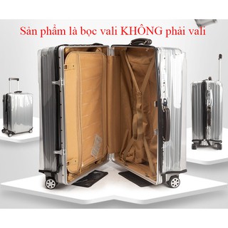 [Hàng Có Sẵn]Bọc vali trong suốt cao cấp chống nước chống trầy