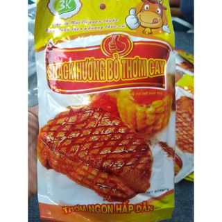 [[Đảm bảo chất lượng] Snack quẩy bò miếng thơm cay ( quẩy bò xé cay)