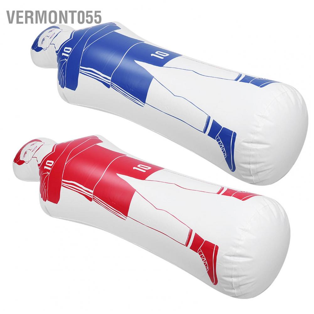 Có thể bán buôn Đào tạo bóng đá bơm hơi Dummy Tumbler Soccer 0,35m PVC Boxing Punching Bag 40x160cm Vermont055 Hàng giao ngay