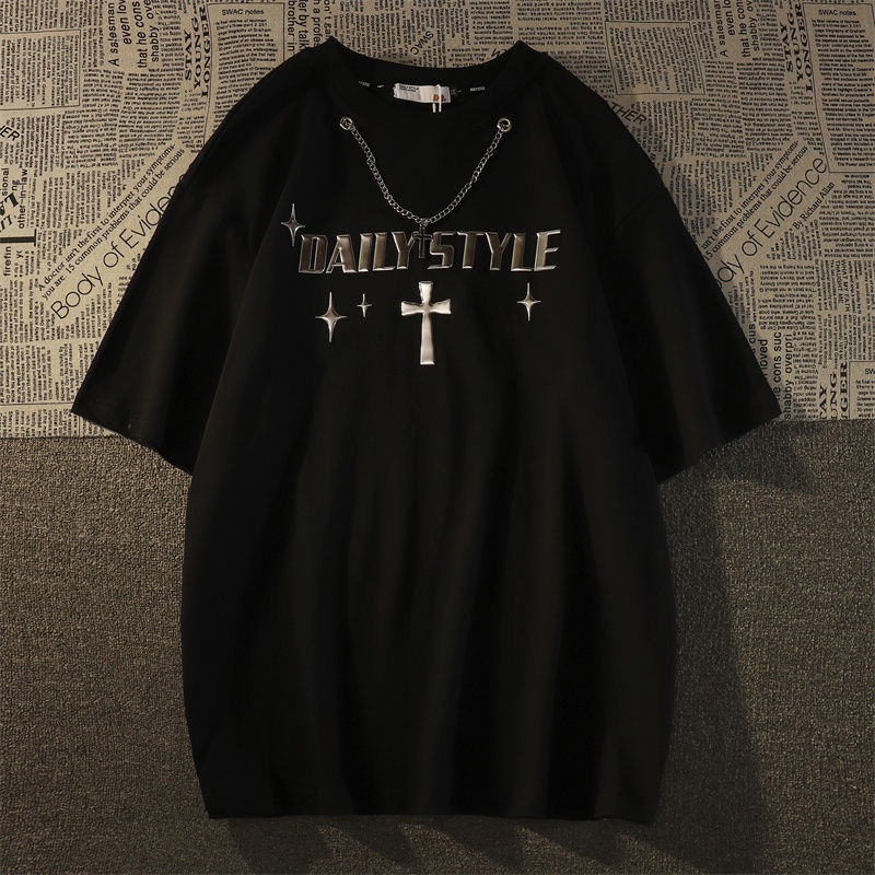 Áo Thun Tay Ngắn Phong Cách Retro Đường Phố Thời Trang Cho Nữ