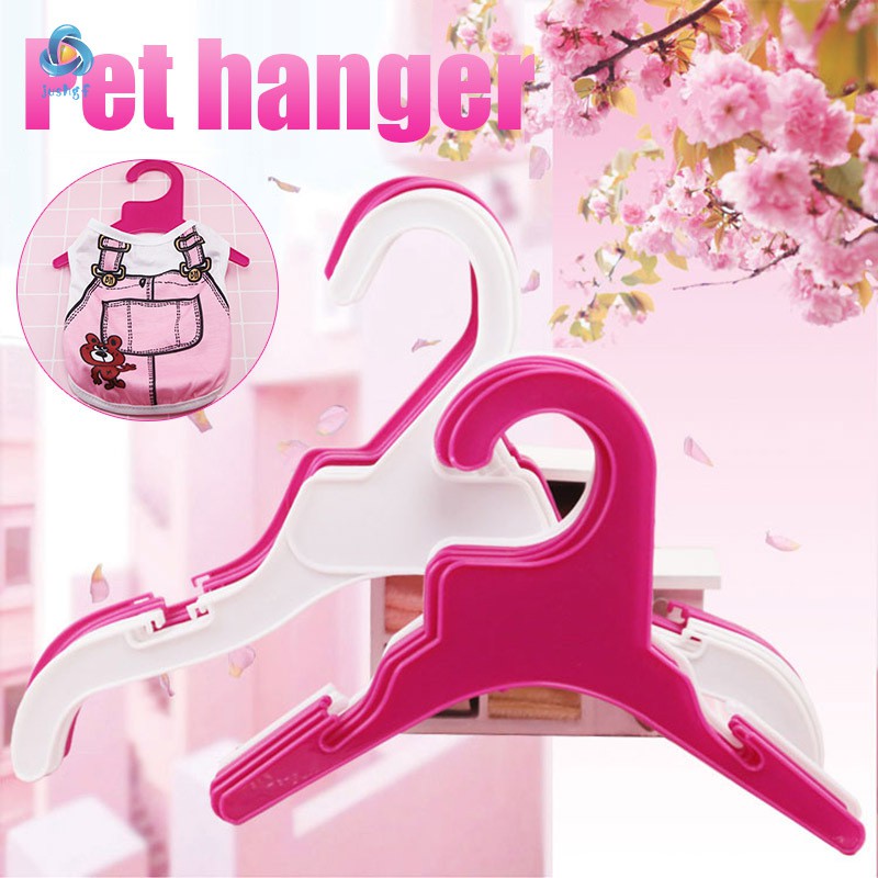 Set 10 móc nhựa dùng treo quần áo dành cho thú cưng