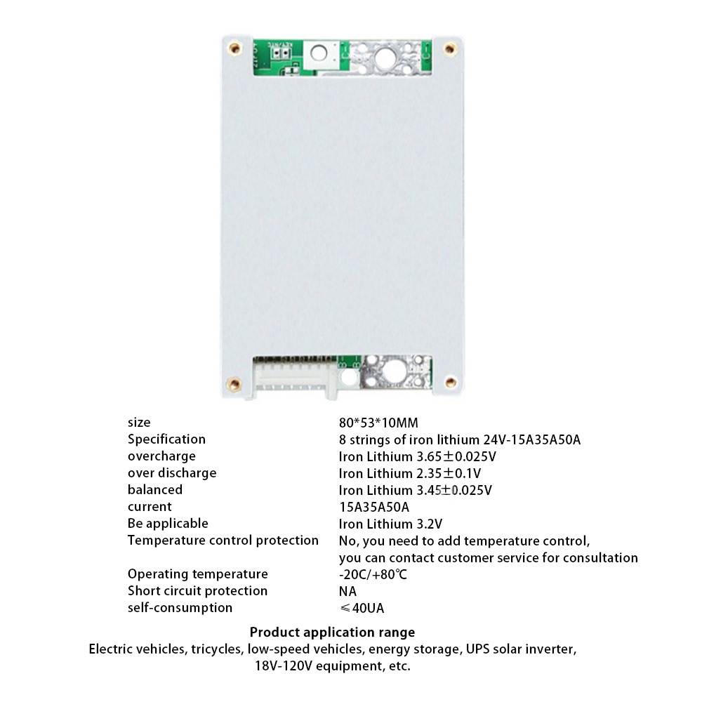 Bảng mạch DIYMORE cân bằng 8S 24V 15A 35A 50A chất lượng cao