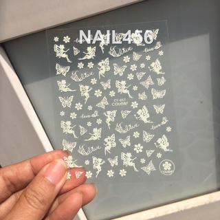 Sticker dạ quang dán móng tay