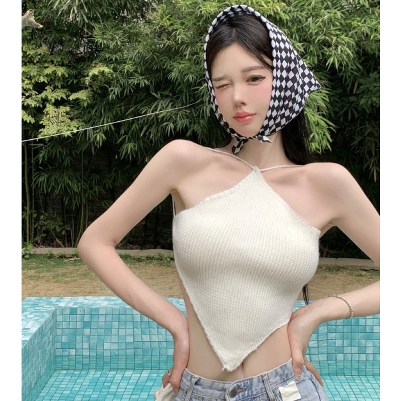 Áo Ống Chất Len Thời Trang Mùa Hè Quyến Rũ Dễ Phối Đồ Cho Nữ