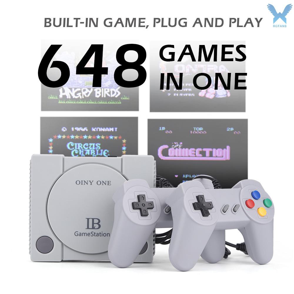Máy Chơi Game Cổ Điển Cầm Tay Rs-70 Tích Hợp 648 Trò Chơi Cổ Điển Cho Bé