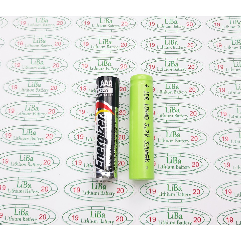 Pin AAA, Lithium ion 10440 3.7V 350mAh, thay thế pin tiểu AAA _ LiBa