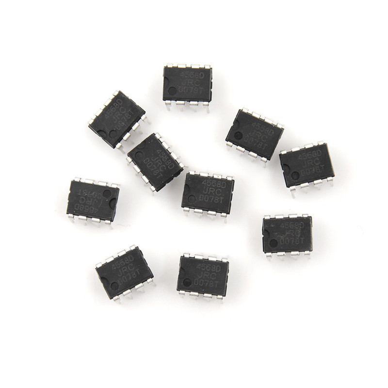 Set 20 Linh Kiện Điện Tử Ic Jrc4558d 4558d Dip8 Op Amp Dip8