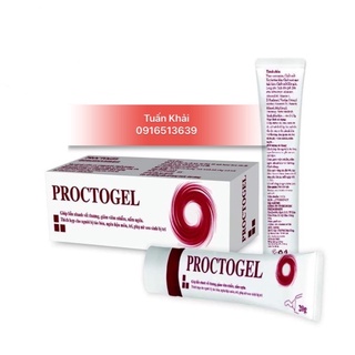 Proctogel - Túp 20g - Gel bôi trĩ, giúp liền vết thương.
