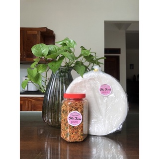 Set 500g bánh phơi sương + 200g muối tôm hành phi
