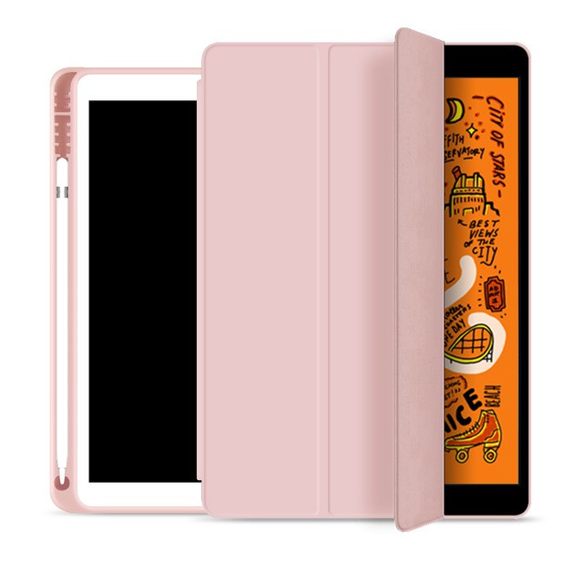 [Bản cao cấp] Bao da ipad siêu chống sốc Flip Cover Có Khay Đựng Bút | BigBuy360 - bigbuy360.vn