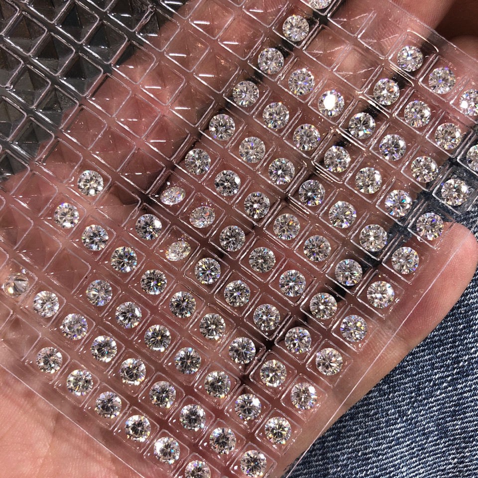 Đá Rời 3EX Moissanite D Màu Sắc