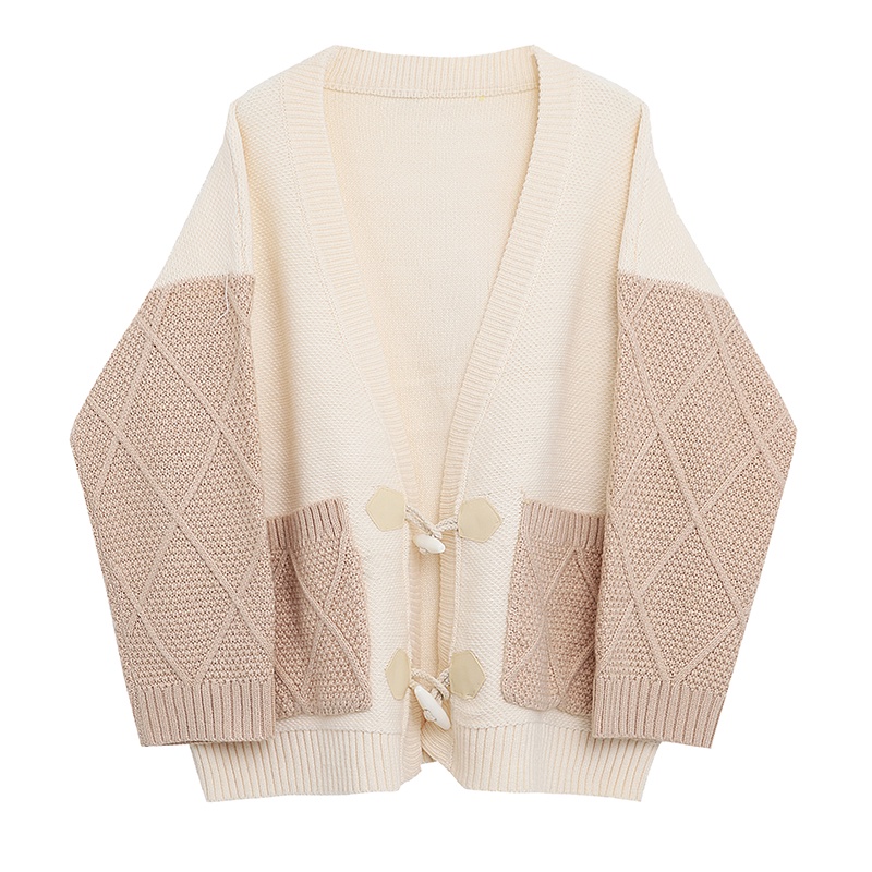 ÁO LEN CARDIGAN NỮ PHỐI MÀU NHẸ NHÀNG ĐẸP