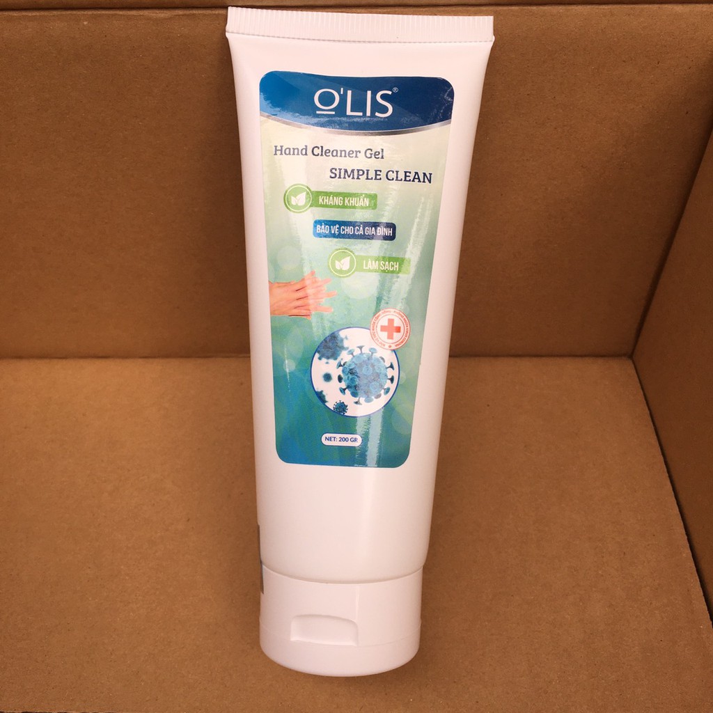 [Giá sỉ] Gel rửa tay khô kháng khuẩn O'LIS 200gr - đầy đủ công bố
