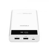 [Mã 229ELSALE hoàn 7% đơn 300K] Pin sạc dự phòng Pisen D199 LCD Power Station II 20.000mAh (Trắng) 1000000321