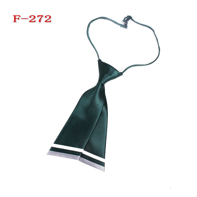 Cà vạt đồng phục họa tiết sọc caro phong cách Hàn quốc