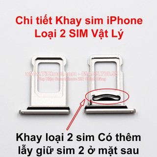 Lẫy Nhựa Giữ Sim 2 Cho Khay Sim iPhone Bản 2 SIM