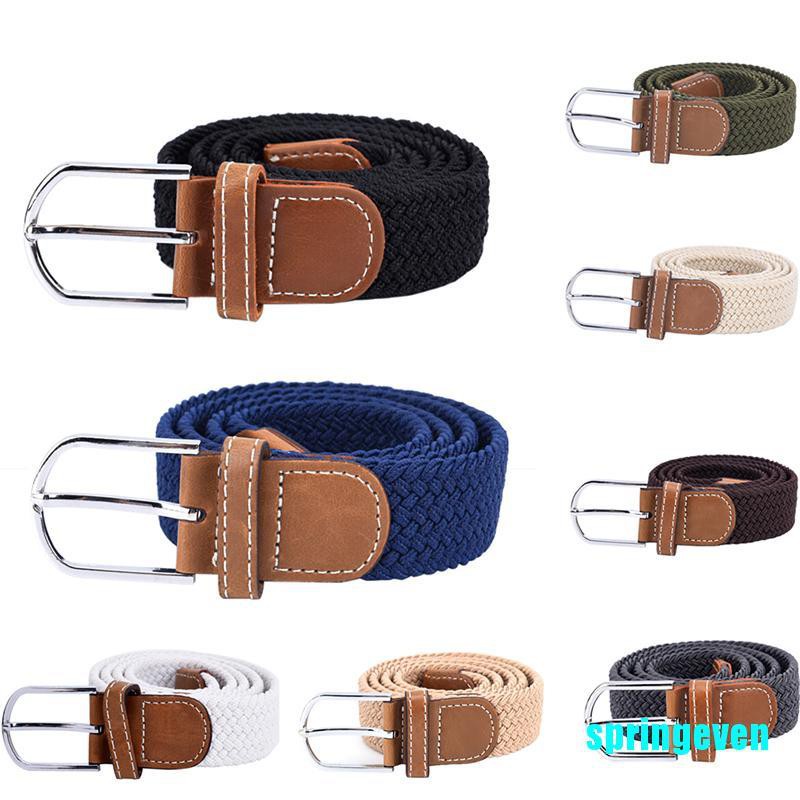 Thắt Lưng Vải Canvas Co Giãn Thời Trang Cho Nam