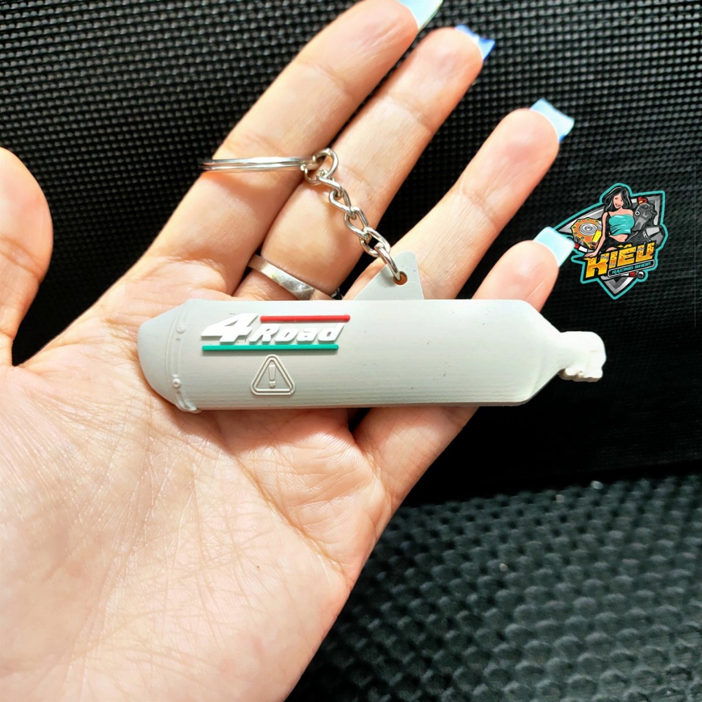 Móc Khóa Chữ Ohlins, Nitron, Mẫu Đĩa, YSS