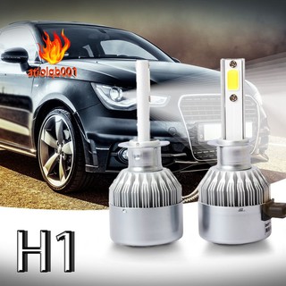Bóng đèn pha b' c6 led cob h1 36w 7600lm ánh sáng trắng/vàng