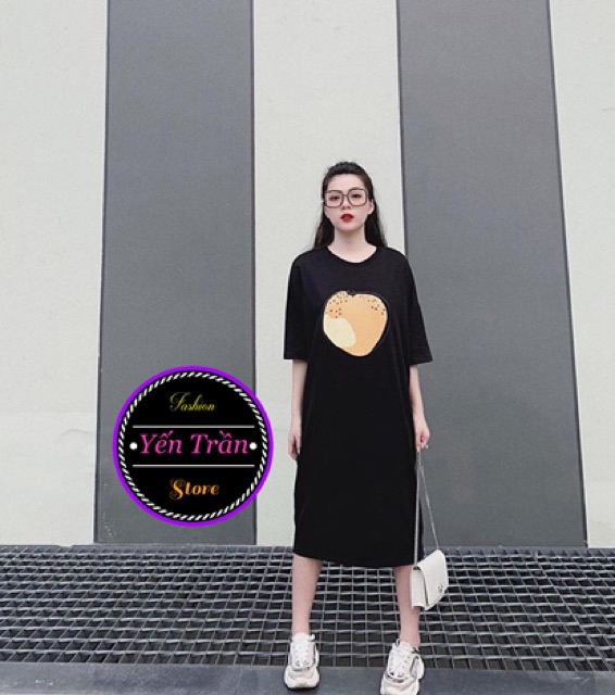 Váy hoa quả dáng xuông from rộng | BigBuy360 - bigbuy360.vn