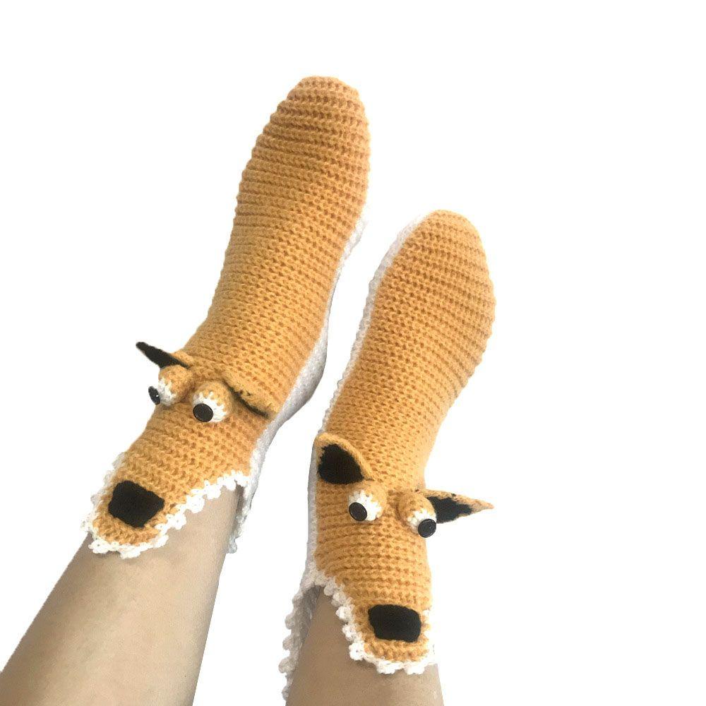 Vớ Dệt Kim Dày Dặn In Họa Tiết Hoạt Hình Động Vật 3D Thời Trang Mùa Đông
