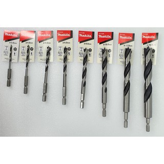 1 Mũi Khoan Gỗ Chuôi Lục Giác MAKITA 3mm-15mm - Chính Hãng