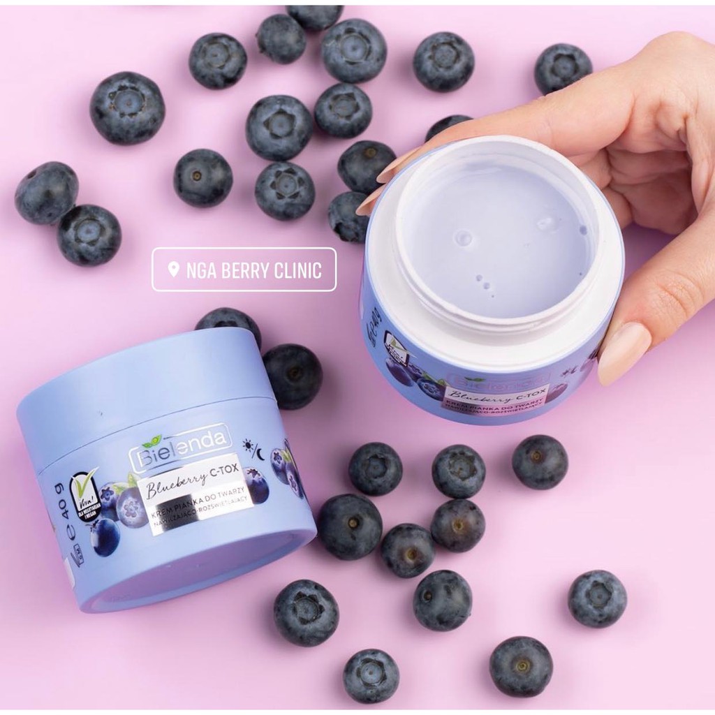 Kem Bielenda Blueberry C-TOX Trắng sáng da, dưỡng ẩm