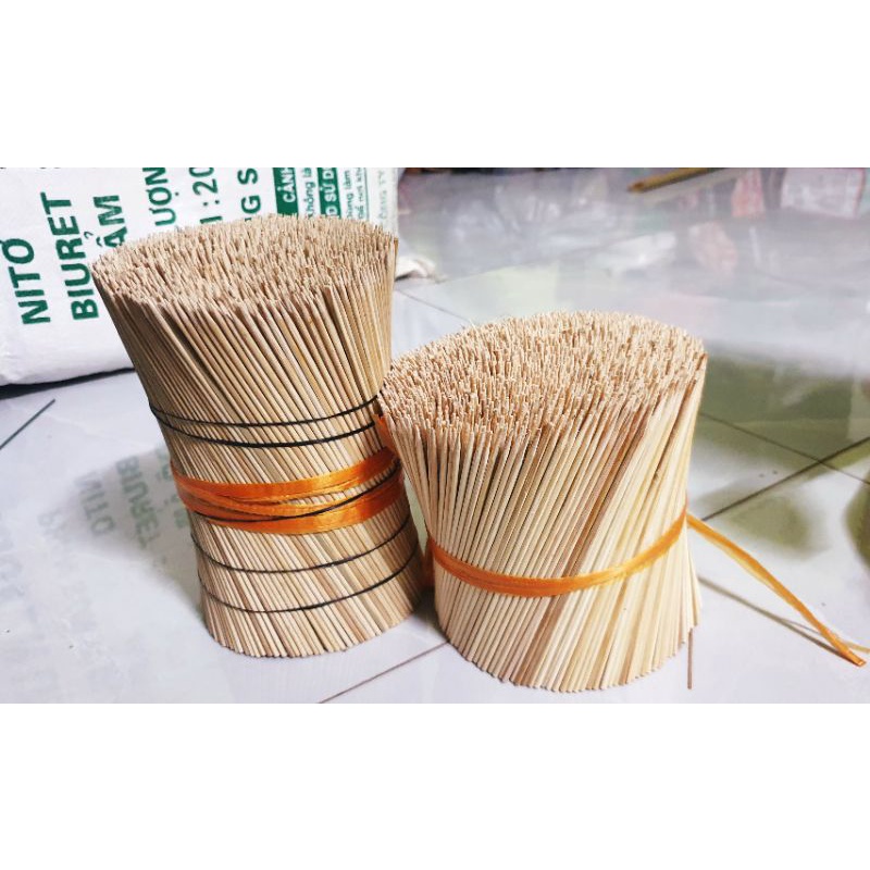 Que xiên nhọn 1 đầu KT 15,20,25,28cm