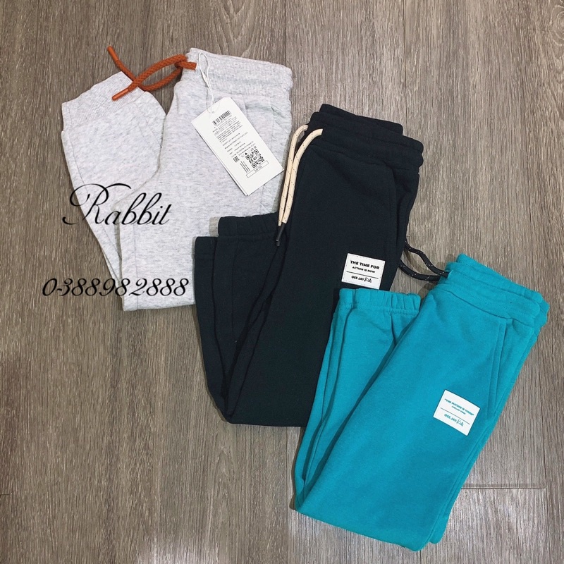 Quần jogger nỉ Geejay