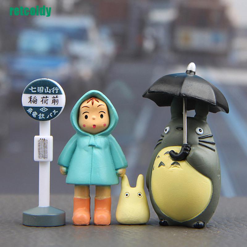 Set 4 Mô Hình Nhân Vật Totoro 3-5cm 548v